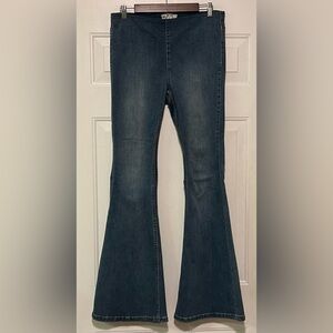 Free People We The Free Penny Pull-On Flare‎ Bell Bottom Jeans Authentic Blue 30